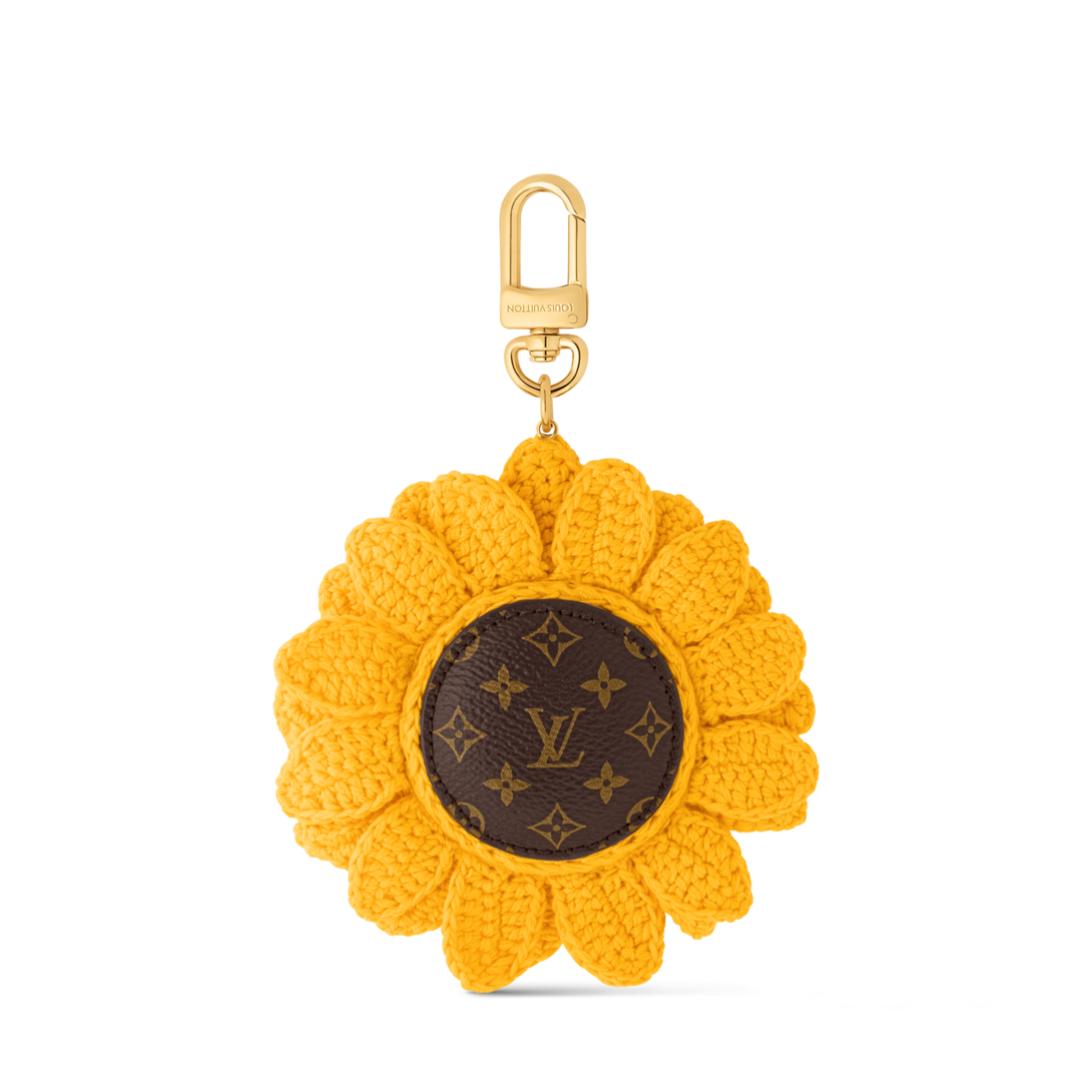 Sunflower Crochet Bag Charm . - Accessories | LOUIS VUITTON